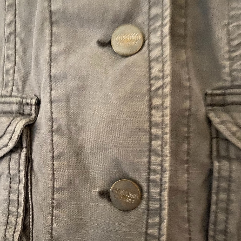 Mossimo Gray Button Up Jacket - image 4